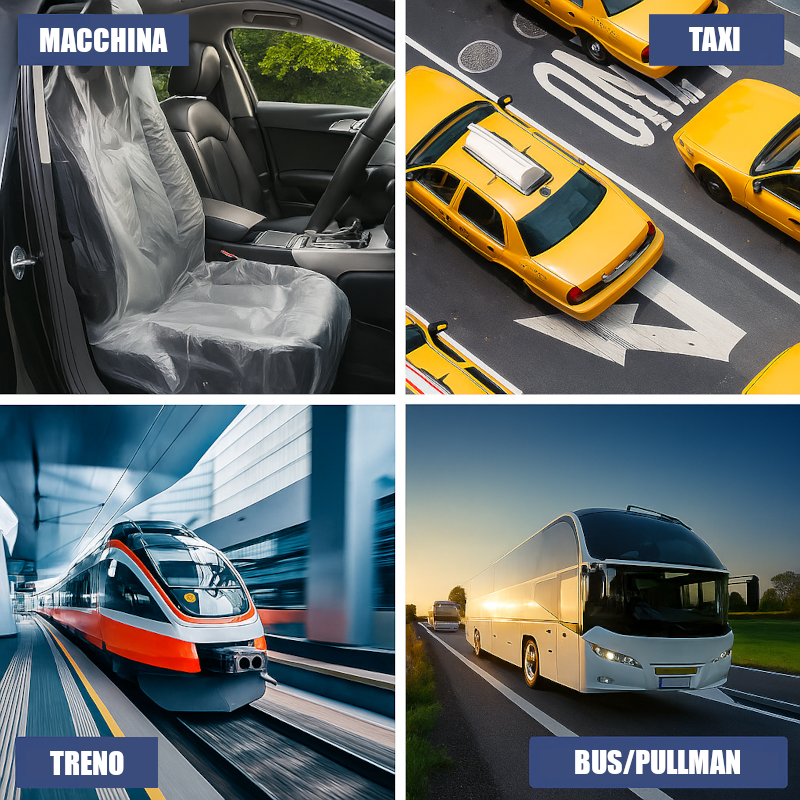Coprisedili Auto/Mezzi Pubblici 50pz
