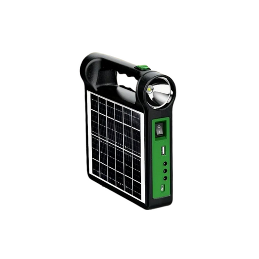 Stazione di Ricarica Solare Portatile + 3 Lampadine