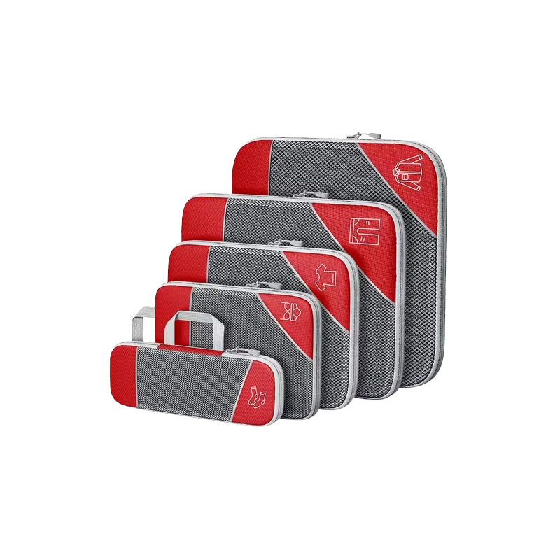 Set 6 Organizer a Compressione per Valigia