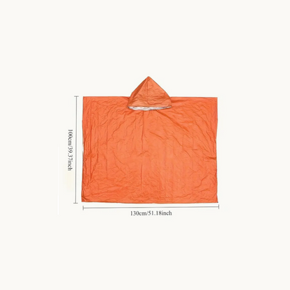 Poncho Impermeabile Termico 4pz