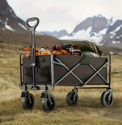 Carrello Pieghevole Multiuso con Ruote Robuste