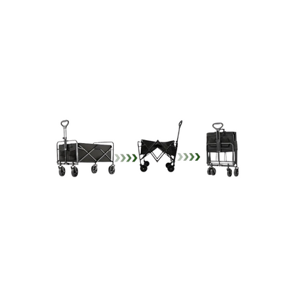 Carrello Pieghevole Multiuso con Ruote Robuste